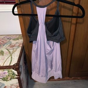 Lululemon No Limit tank top with built in sports bra